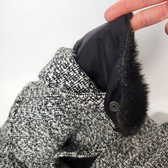 Vtg‎ Retro Glam Wool Tweed Blazer Womens M Work Career Chic Twee Modern Royalty - Picture 6 of 9